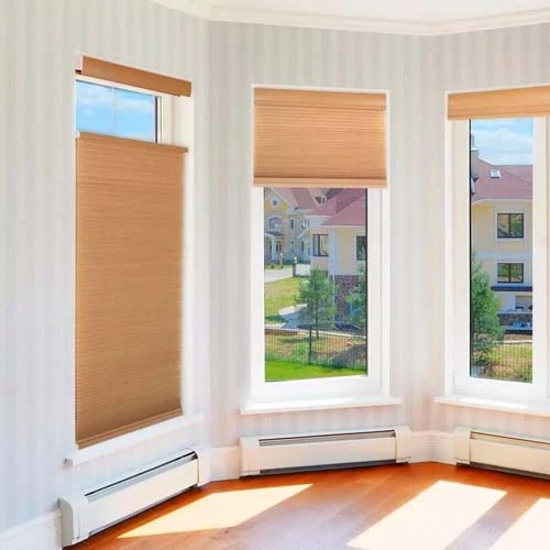 Cordless Top Down Bottom Up Cellular Shades Living Room